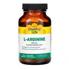 L-arginine 500 mg 100 capsules TM Country Life