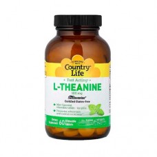 L-Theanine 100 mg 60 chewable tablets TM Country Life 
