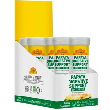 Papaya Digestive Support On-The-Go 60 chewable Tablets ТМ Country Life 