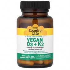 D3+K2 Vegan 60 capsules TM Country Life 