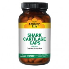 Country Life Shark Cartilage Caps 800 mg 100 Veggie Capsules