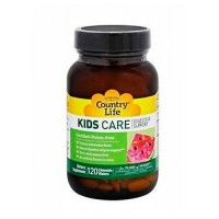 Country Life, Kids Care Digestive Support, Watermelon, 120 Chewable Wafers Country Life, Kids Care Digestive Support, Watermelon, 120 Chewable Wafers