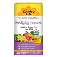 Country Life, Realfood Organics, Prenatal, 90 Easy-to-Swallow Tablets Country Life, Realfood Organics, Prenatal, 90 Easy-to-Swallow Tablets