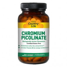 Country Life, Chromium Picolinate, 200 Vegetarian Capsules
