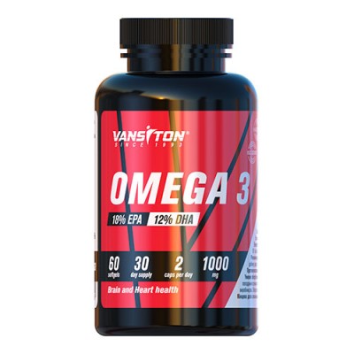 Омега-3 (Omega-3) №60 капсул ТМ Вансітон / Vansiton