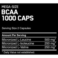 Optimum Nutrition BCAA 1000 Caps 200 капсул