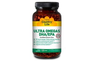 Country Life, Ultra Omegas DHA/EPA, 120 Softgels Country Life, Ultra Omegas DHA/EPA, 120 Softgels