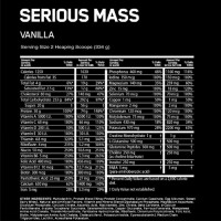 Гейнер Optimum Nutrition Serious Mass 5.45 кг - Ваніль 