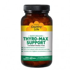 Country Life, Rapid Release Thyro-Max Support, 60 Tablets