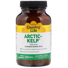 Country Life, Arctic-Kelp, 225 mcg, 300 Tablets Country Life, Arctic-Kelp, 225 mcg, 300 Tablets