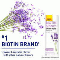 Biotin Spray Cолодка лаванда 2000 мкг спрей 24 мл ТМ Кантрі Лайф / Country Life