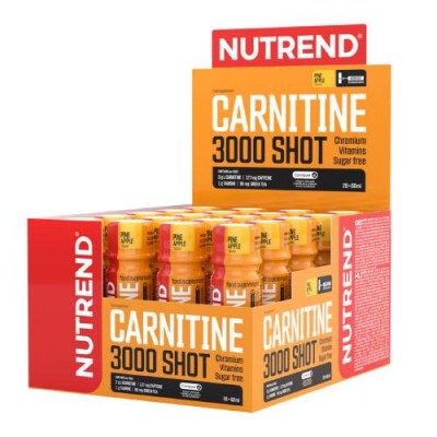 Жиросжигатель Carnitine 3000 Shot ананас ТМ Нутренд / Nutrend  20x60мл 