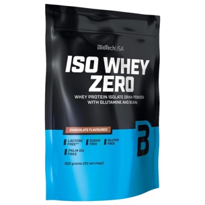 Изолят сыворотки BiotechUSA Iso Whey Zero 454 г - шоколад