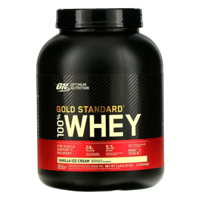 Whey protein Optimum Nutrition 100% Whey Gold Standard 2.28 kg Vanilla ice Cream