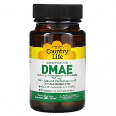 Country Life, Coenzymized DMAE, 350 mg, 50 Vegan Capsules