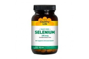 Selenium 100 mcg 90 tablets TM Country Life Selenium 100 mcg 90 tablets TM Country Life