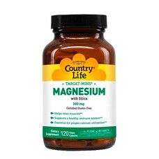 Magnesium with silicon 300 mg 120 capsules Country Life/Country Life Magnesium with silicon 300 mg 120 capsules Country Life/Country Life