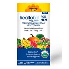 Vitamin and mineral complex Real Food Organics for men 60 tablets Country Life/Country Life