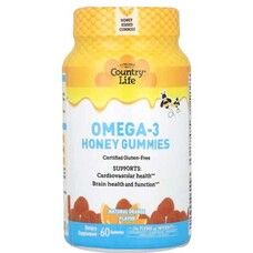 Omega-3 Honey chewing candies TM Country Life No 60 Omega-3 Honey chewing candies TM Country Life No 60