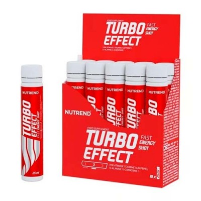 Енергетичний напій Turbo Effect Shot ТМ Нутренд / Nutrend 10х25 мл