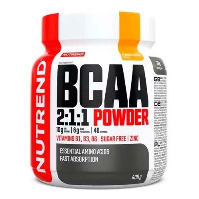  Аминокислоты BCAA 2:1:1 ТМ Нутренд / Nutrend Powder Манго сорбет 400 г