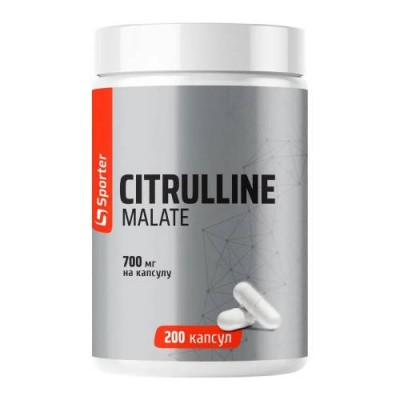 Citrulline Malate Sporter 700 мг капсули 200 штук