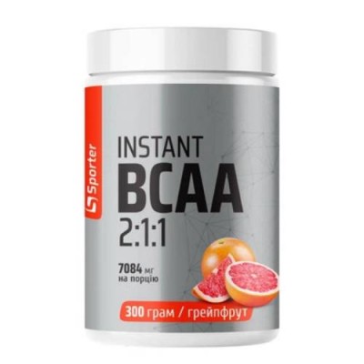 BCAA Instant Sporter зі смаком грейпфруту 300 г 
