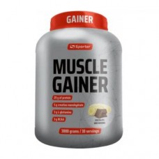 Muscle Gainer Sporter шоколад с бананом 3 кг Muscle Gainer Sporter шоколад с бананом 3 кг