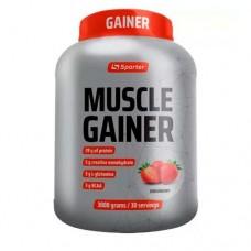 Muscle Gainer Sporter клубника 3 кг Muscle Gainer Sporter клубника 3 кг