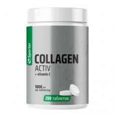 Collagen Active + VitC 1000 мг Sporter 200 таблеток