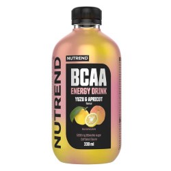 Напиток энергетический BCAA Energy drink ТМ Нутренд / Nutrend (юзу + абрикос) 330 мл 