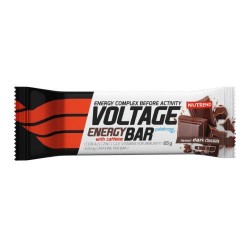 Батончик энергетический Voltage Energy Cake with caffeine черный шоколад ТМ Нутренд / Nutrend 65 г