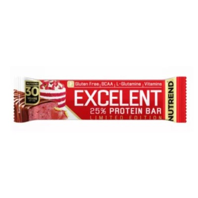 Батончик протеиновый Excelent Protein Bar клубничный торт ТМ Нутренд/Нутренд 85г