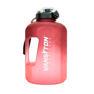 Hydrator water bottle black and red TM Vansiton 2200 ml