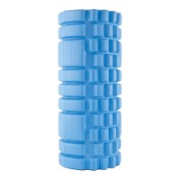 Массажный ролик средней жесткости Fit Guide синий 33х14 см