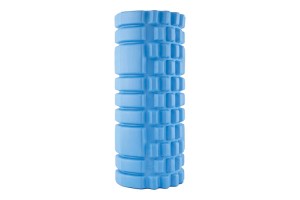 Массажный ролик средней жесткости Fit Guide синий 33х14 см