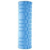 Массажный ролик средней жесткости Fit Guide синий 45х14 см