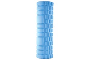 Массажный ролик средней жесткости Fit Guide синий 45х14 см
