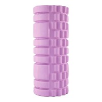 Massage Foam Roller of Midium Hardness Fit Guide Purple 33x14 cm
