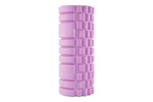 Массажный ролик средней жесткости Fit Guide фиолетовый 33х14 см