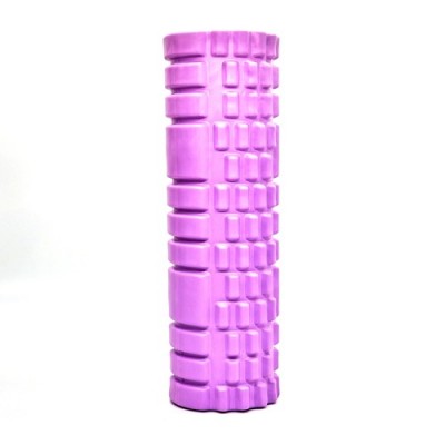 Massage Foam Roller of Midium Hardness Fit Guide Purple 45x14 cm