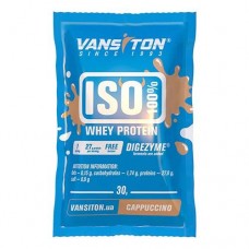 Сироватковий ізолят Ізо ВЕЙ (ISO Whey) Капучіно ТМ Вансітон / Vansiton саше 30 г