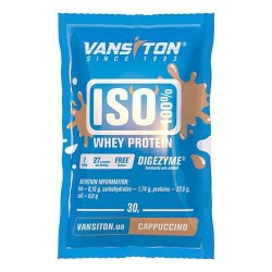 Сироватковий ізолят Ізо ВЕЙ (ISO Whey) Капучіно ТМ Вансітон / Vansiton саше 30 г