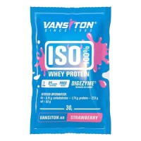 Сироватковий ізолят Ізо ВЕЙ (ISO Whey) Полуниця ТМ Вансітон / Vansiton саше 30г Сироватковий ізолят Ізо ВЕЙ (ISO Whey) Полуниця ТМ Вансітон / Vansiton саше 30г